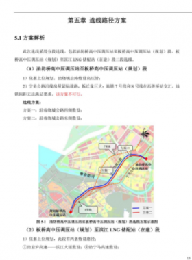 南京濱江LNG儲(chǔ)配站出站高壓燃?xì)夤苓x線規(guī)劃