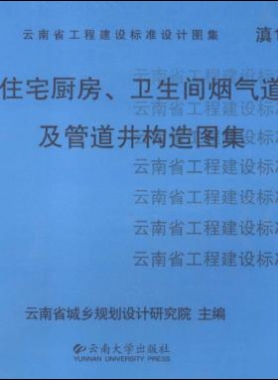 住宅廚房、衛(wèi)生間煙氣道及管道井構(gòu)造圖集滇05J01